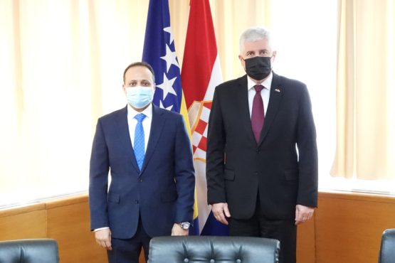 Zamjenik predsjedatelja Doma naroda dr. Dragan Čović primio u nastupni posjet veleposlanika Kraljevine Saudijske Arabije u BiH